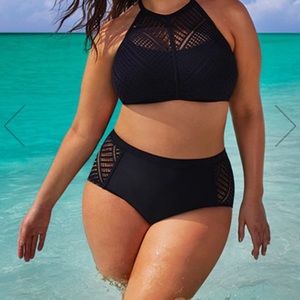 Swimsuits for All size 6 High waist crochet bikini